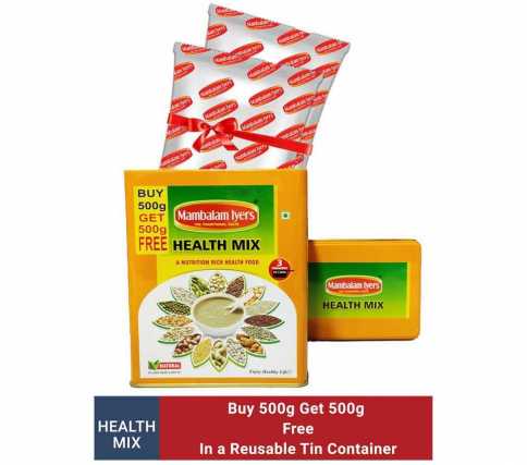 HEALTH MIX (Buy 500gm and get 500gm)-Tin Pack